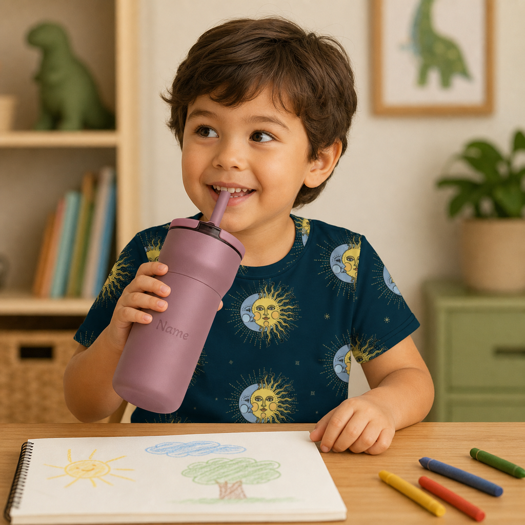 Kids' Leakproof Straw Tumbler, 12 oz - Engraving