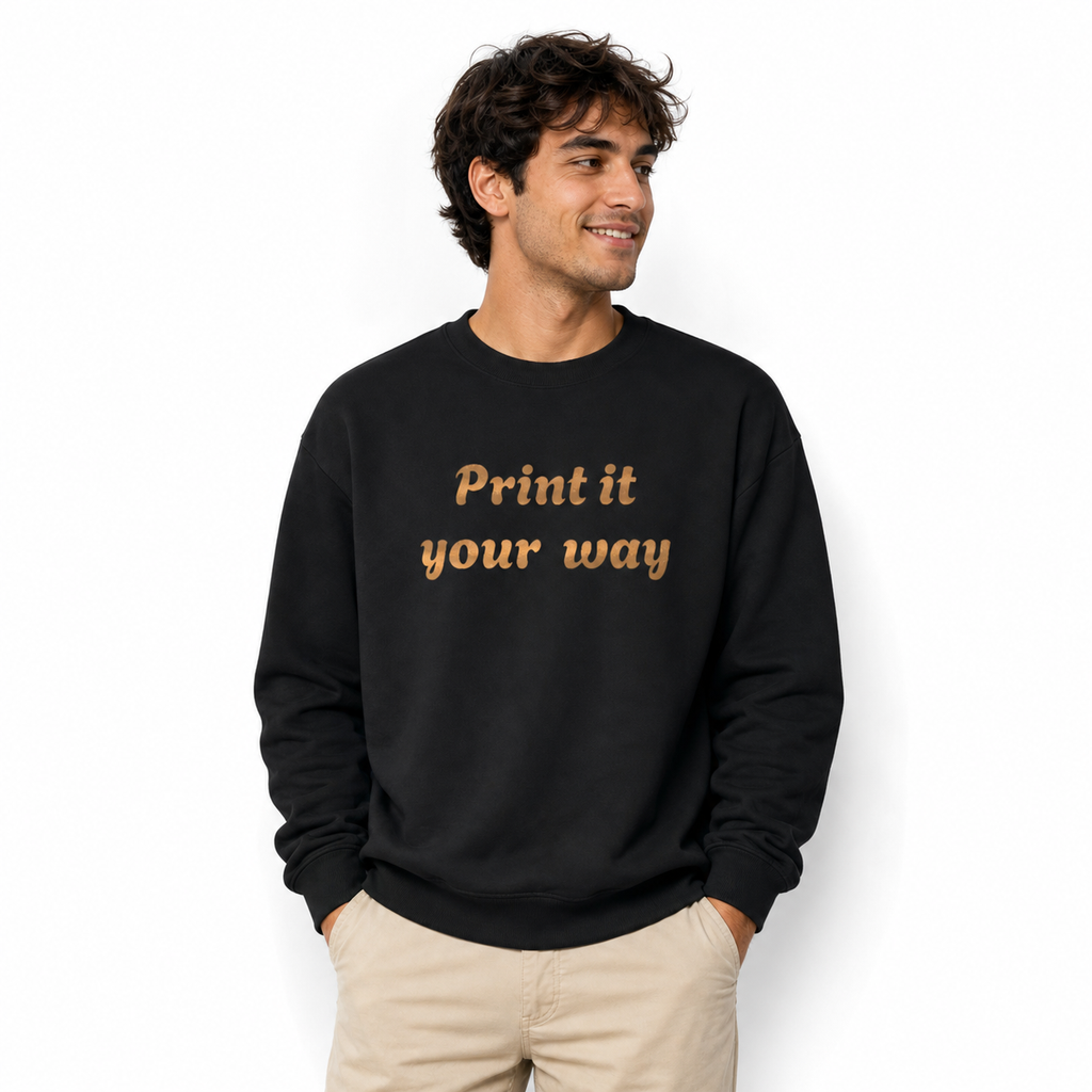 Custom Printed Crewneck Sweatshirt