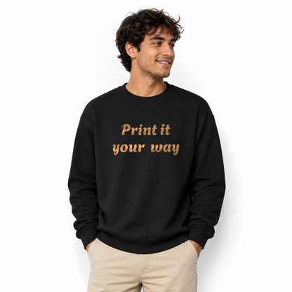 Custom Printed Crewneck Sweatshirt