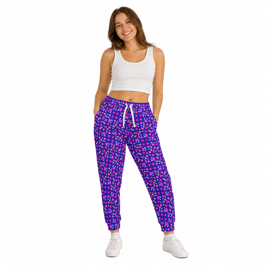 Flower Power All-Over Print Joggers
