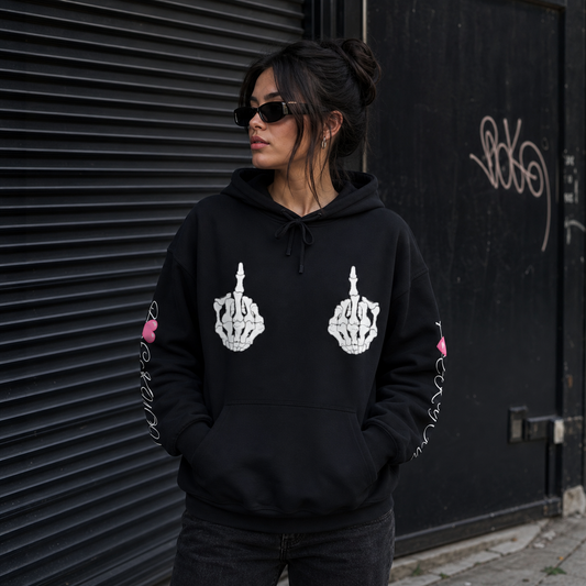 Skull & Roses Graphic Hoodie