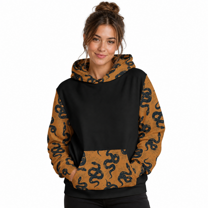 Snake Recycled Unisex All-Over Print Hoodie