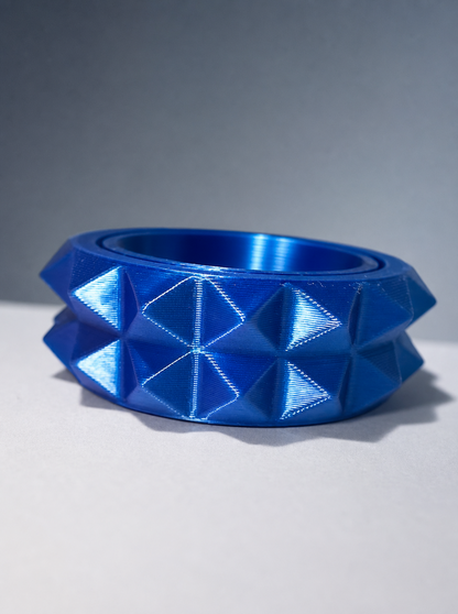 3D Printed Fidget Spinner Rings – Set of 4