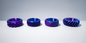 3D Printed Fidget Spinner Rings – Set of 4